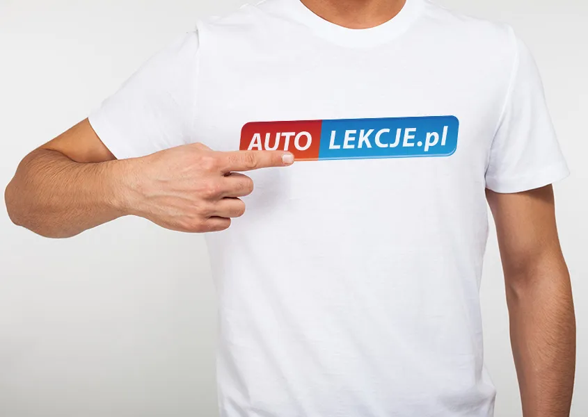 Projekt Nadruku Na koszulkę - Auto Szkoła